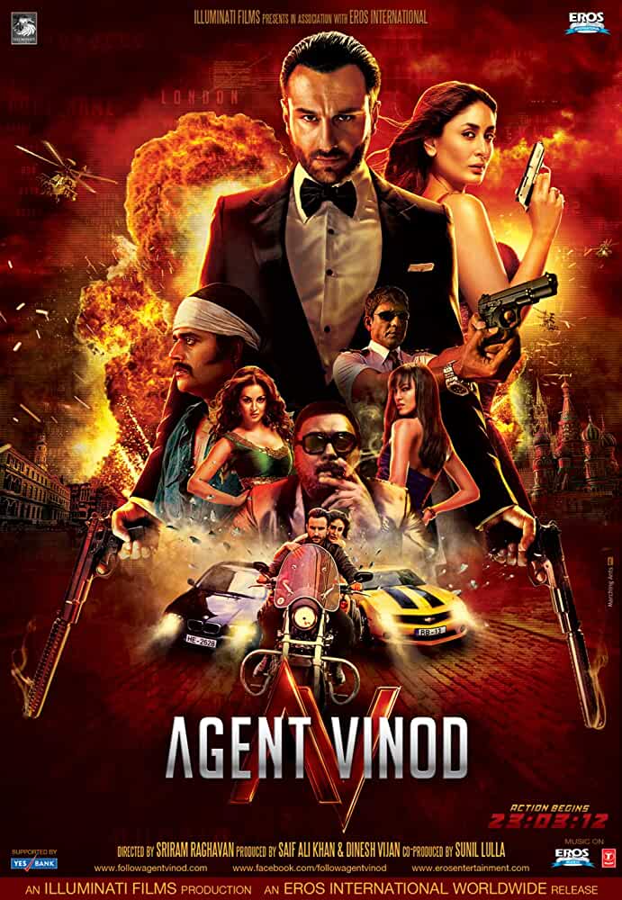 Download Agent Vinod (2012) Hindi 480p [500MB] | 720p [1GB] HDRip ESub