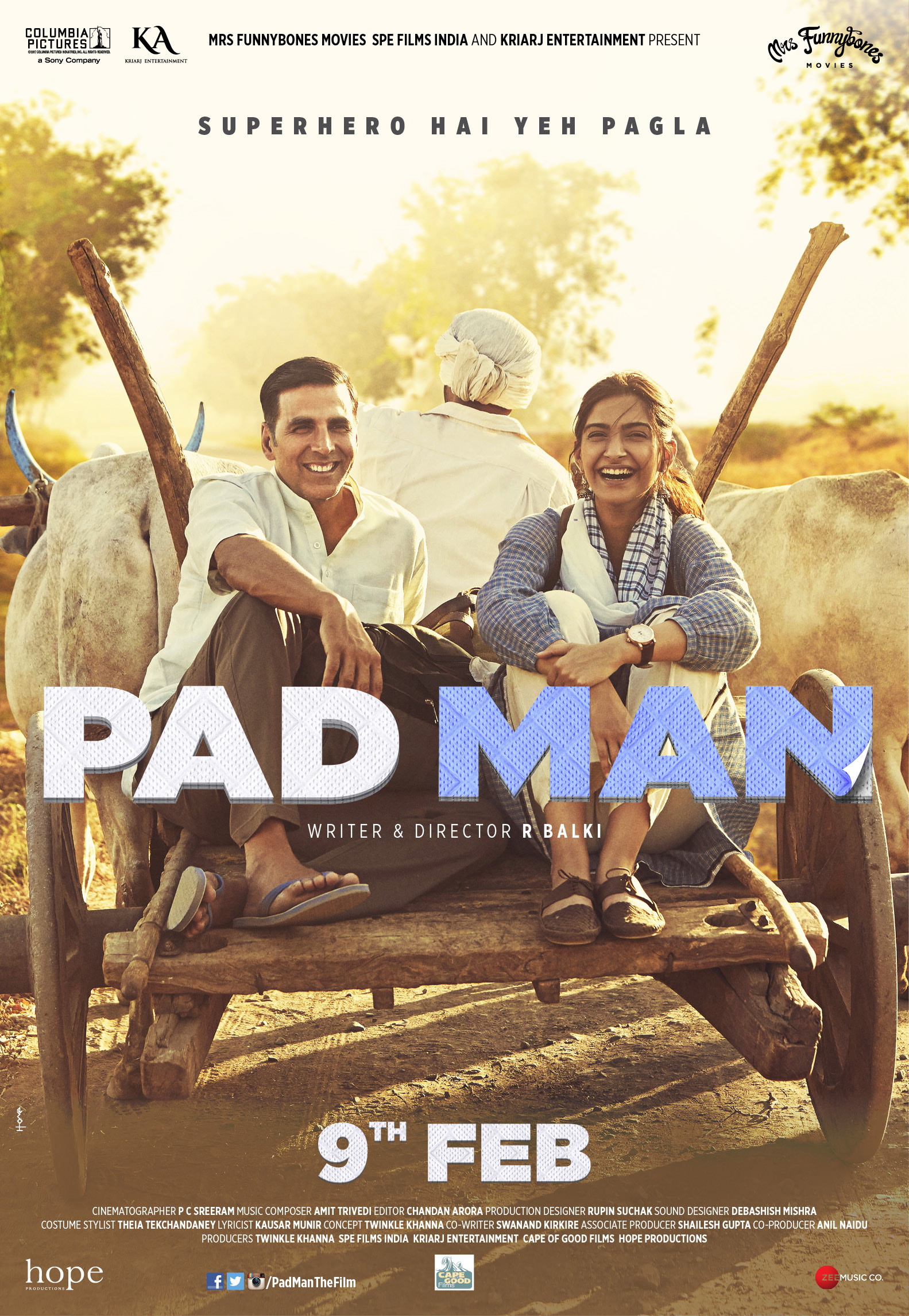 Download Pad Man (2018) 480p [400MB] | 720p [1.2GB] Bluray